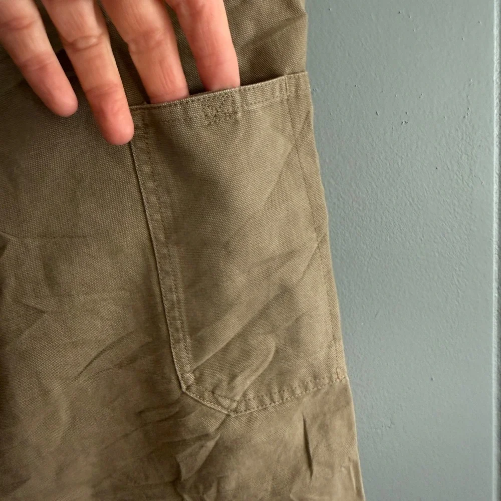 Columbia Granite Cloth Utility Pants Men 38x34 Tan Khaki Stonewashed Cotton Work